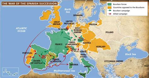 1734年のスペイン継承戦争、ハプスブルク家とブルボン家の王位継承を巡る壮絶なヨーロッパの戦い